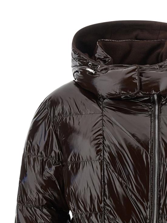 26FW 핑코 패딩 러브버즈  재킷 브라운 - PINKO