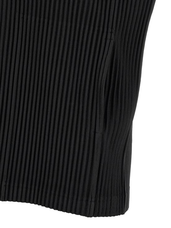 26SS 옴므 플리세 이세이 미야케 베스트 이달의 색상: 4월 조끼 블랙 - HOMME PLISSE' ISSEY MIYAKE