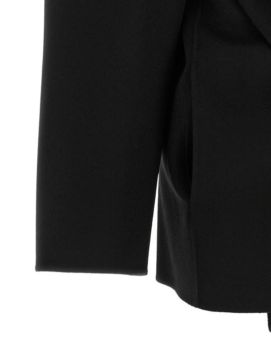 26FW 스포트막스 코트 Spxuguale  및 트렌치  블랙 - SPORTMAX