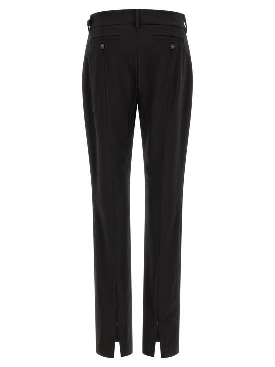 26FW 스포트막스 스트레이트 팬츠 Spxrum 팬츠 블랙 - SPORTMAX