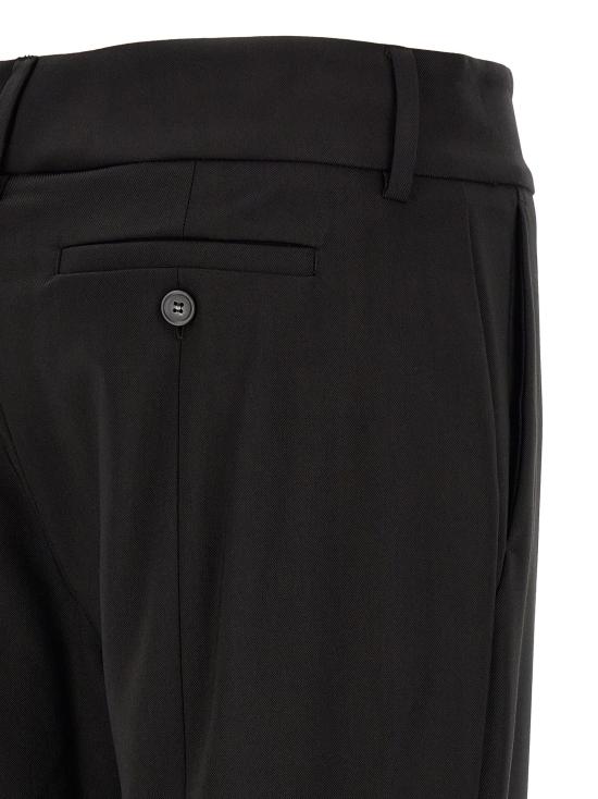 26FW 스포트막스 스트레이트 팬츠 Spxrum 팬츠 블랙 - SPORTMAX
