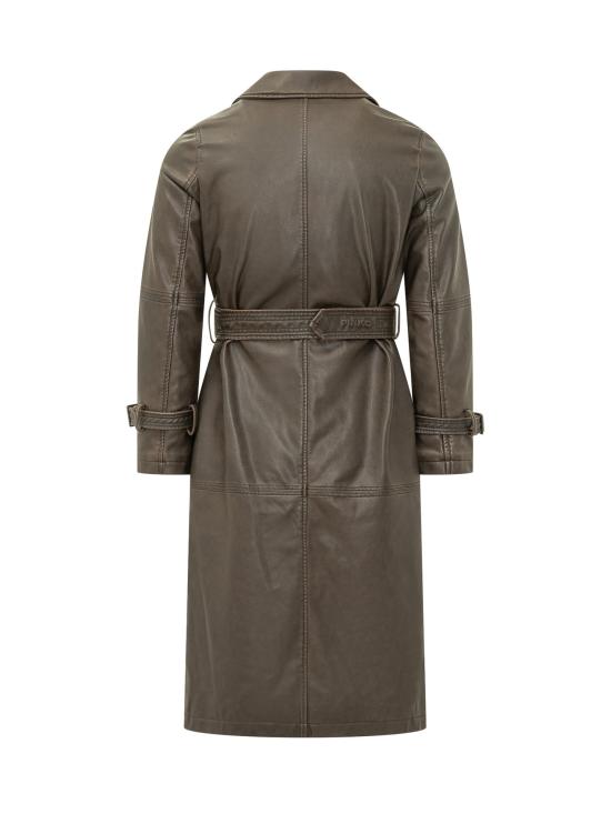 26FW 핑코 트렌치 코트 107055A3E8 L64 MARRONE CAFFE - PINKO