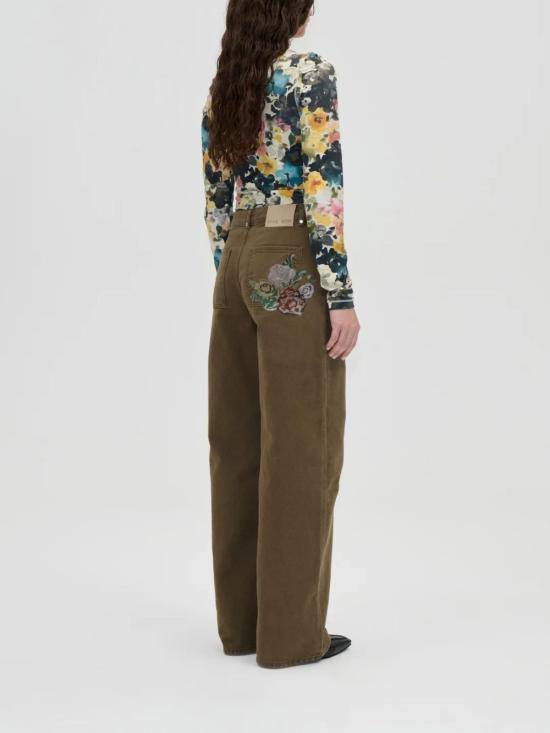 26FW 스티네 고야 데님 팬츠 SGAW26P1972453EPHEMERALBLOOM Beige - STINE GOYA