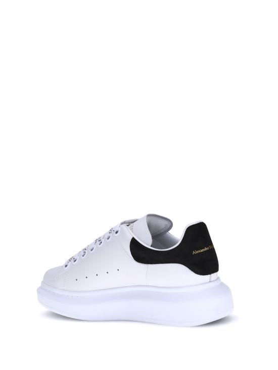  알렉산더 맥퀸 스니커즈 가죽  화이트/블랙 - ALEXANDER MCQUEEN