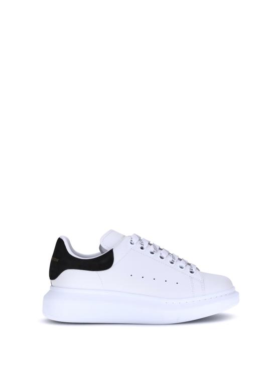  알렉산더 맥퀸 스니커즈 가죽  화이트/블랙 - ALEXANDER MCQUEEN