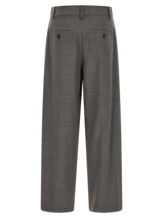 26FW 브루넬로 쿠치넬리 스트레이트 팬츠 MPW07P9272C010 Gray - BRUNELLO CUCINELLI