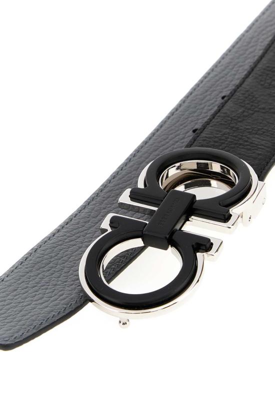  살바토레 페라가모 벨트 페라가모 가죽 양면 네르다라이  블랙 - SALVATORE FERRAGAMO