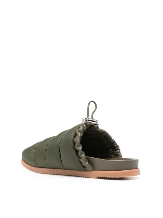 26SS 몽클레어 몬 포켓 패딩 레더 뮬 K109B4M00040M508081A Green - MONCLER