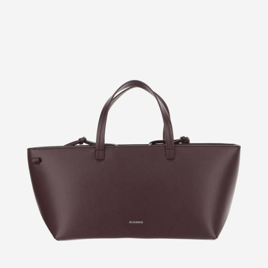  질샌더 가방 Jil Sander 스몰 바토 토트백 보르도 - JIL SANDER