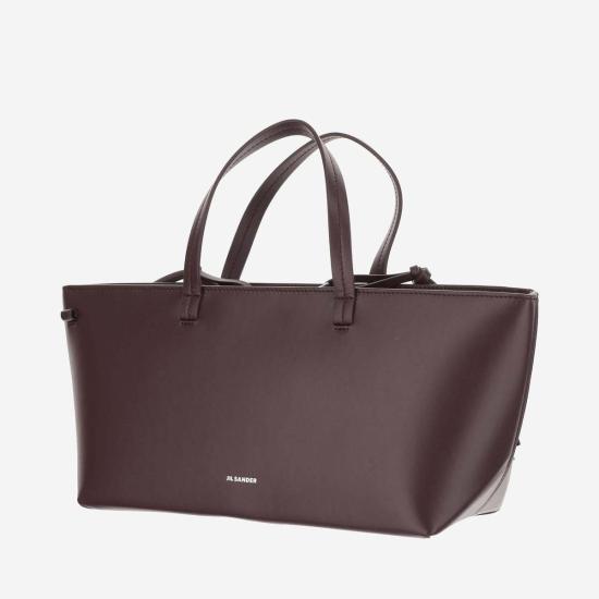  질샌더 가방 Jil Sander 스몰 바토 토트백 보르도 - JIL SANDER