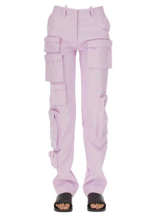  오프화이트 스트레이트 팬츠 OWCF015 F22FAB0023600 LILAC