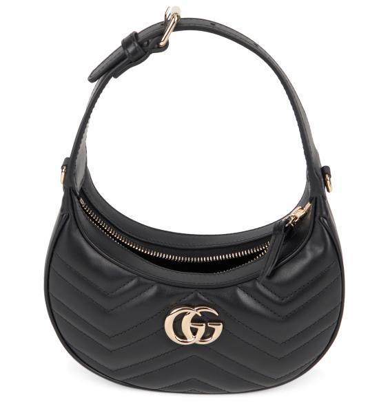  구찌 가방 GG 마몬트 가죽 숄더백 블랙 - GUCCI