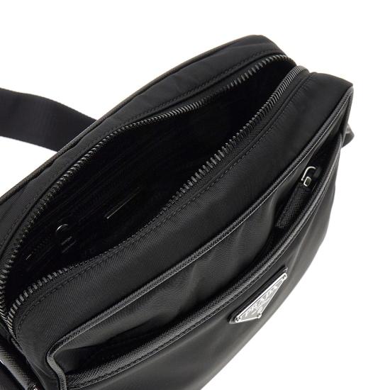 26FW 프라다 삼각로고 리나일론 크로스백 2VH048VXOO2DMH Black - PRADA