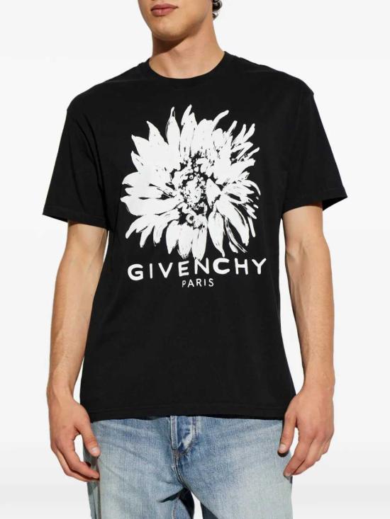26FW 지방시 반팔 티셔츠 BM71NK3YUF 001 BLACK - GIVENCHY