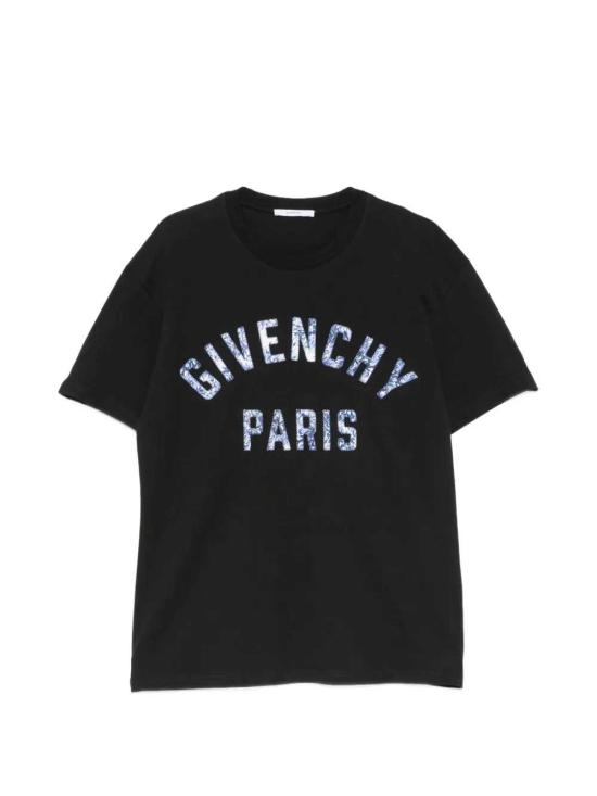 26FW 지방시 반팔 티셔츠 BM71NK3YUG 012 BLACK BLUE