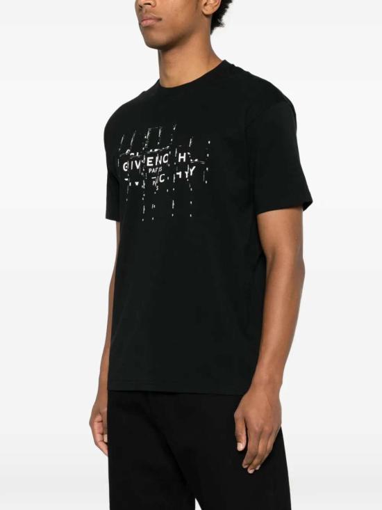 26FW 지방시 반팔 티셔츠 BM71NK3YU9 001 BLACK - GIVENCHY