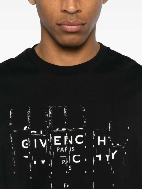 26FW 지방시 반팔 티셔츠 BM71NK3YU9 001 BLACK - GIVENCHY