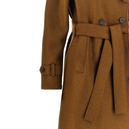26FW 해리스와프런던 코트 AA1180MLK Brown - HARRIS WHARF LONDON