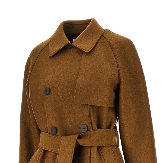 26FW 해리스와프런던 코트 AA1180MLK Brown - HARRIS WHARF LONDON