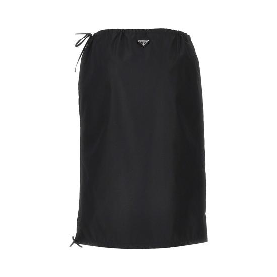 26FW 프라다 미디 원피스 21H060SWAO1WQ8 Black - PRADA