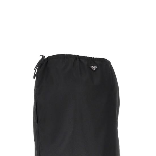 26FW 프라다 미디 원피스 21H060SWAO1WQ8 Black - PRADA