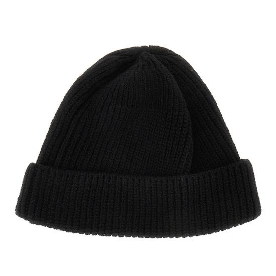 26FW 프라다 트라이앵글 로고 니트 비니 2HC4263IM Black - PRADA