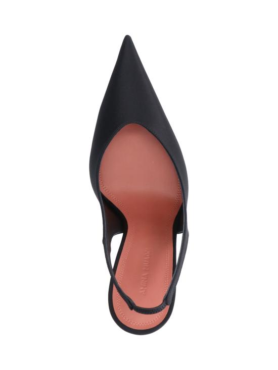 26FW 아미나 무아디 힐/펌프스 13S361028ANO BLACK SATIN - AMINA MUADDI