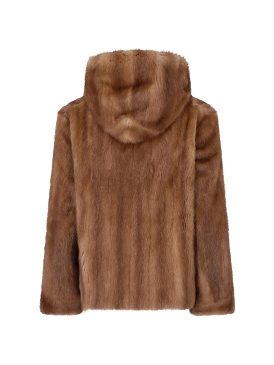 26FW 이아코파 자켓 ROSENE HOODIE MIELE Brown - IACOPA