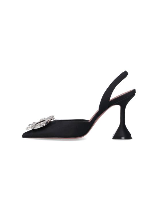 26FW 아미나 무아디 힐/펌프스 C9S343855BEG BLACK SATIN - AMINA MUADDI