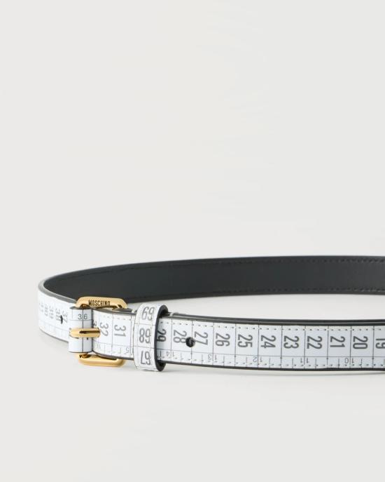 26FW 모스키노 벨트 MD6031PPP0PFI9 10A BIANCO MULTI - MOSCHINO