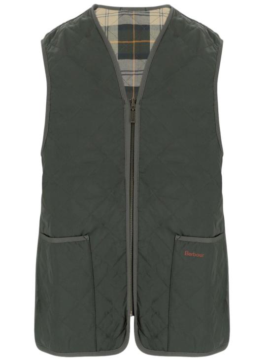 26FW 바버 퀼티드 집 라이너 MLI0001GN91 Green