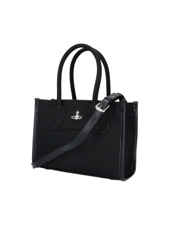 26FW 비비안웨스트우드 토트백 4803001UU W001Y N401 BLACK - VIVIENNE WESTWOOD