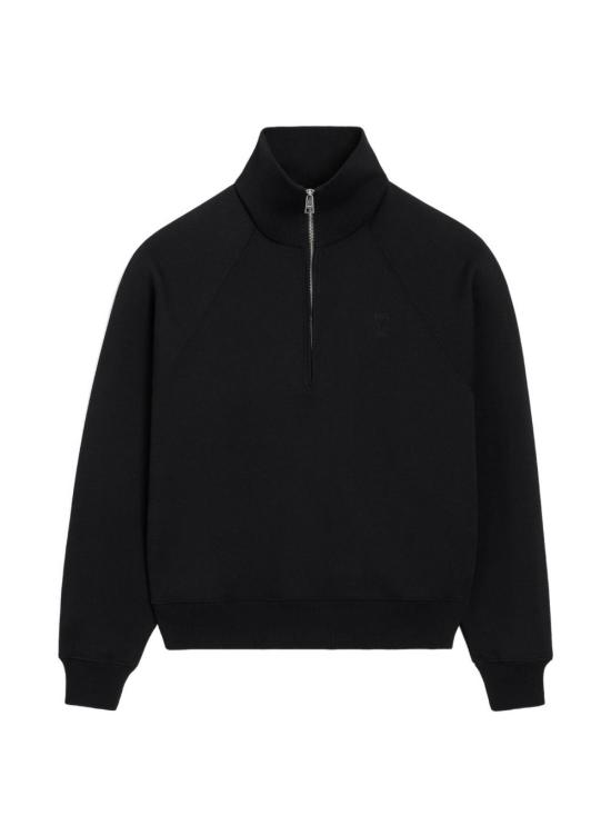 26FW 아미 긴팔 티셔츠 USW798 747 001 Black