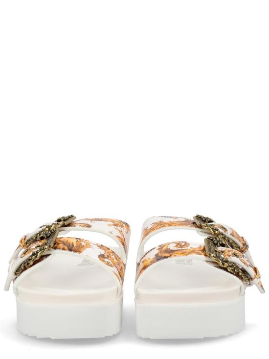 26SS 베르사체 바로크 버클 아리조나 샌들 80VA3SM1 ZS366 G03 WHITE GOLD DOM - VERSACE