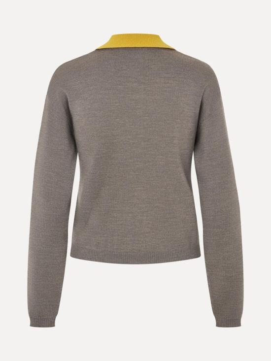26FW 스티네 고야 가디건 SGAW26K1012556GREYMUSTARD Gray - STINE GOYA