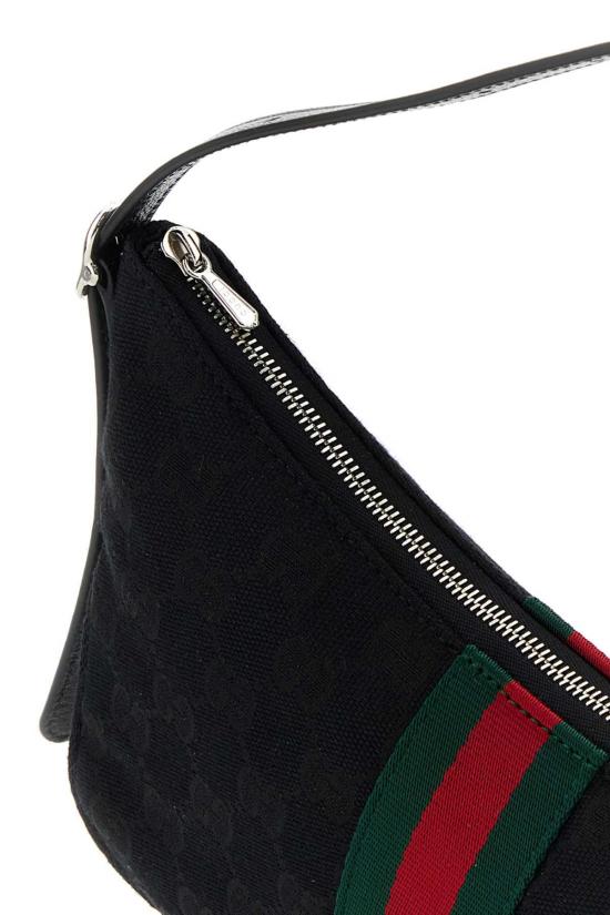  구찌 가방 GG 패브릭 스몰 루네타 숄더백 블랙 - GUCCI