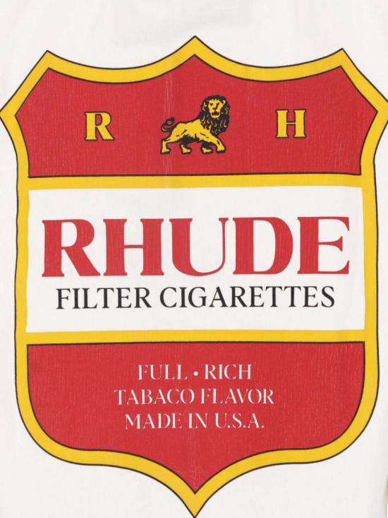 26FW 루드 반팔 티셔츠 RHPF26TT010126498 White - RHUDE