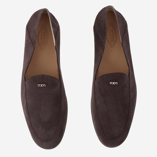  토즈 로퍼 Tod's 스웨이드 사보  다크 브라운 - TODS