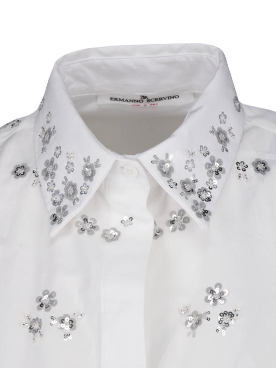 26FW 에르마노 설비노 블라우스 D492K354RBQP 10601 WHITE - ERMANNO SCERVINO
