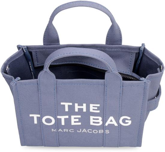  마크제이콥스 크로스백 마크 제이콥스 스몰 캔버스 토트백 블루 섀도우 - MARC JACOBS
