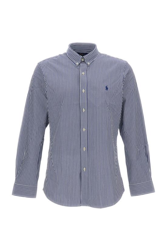 26FW 폴로 랄프로렌 셔츠 710929344005NAVYWHITE Blue