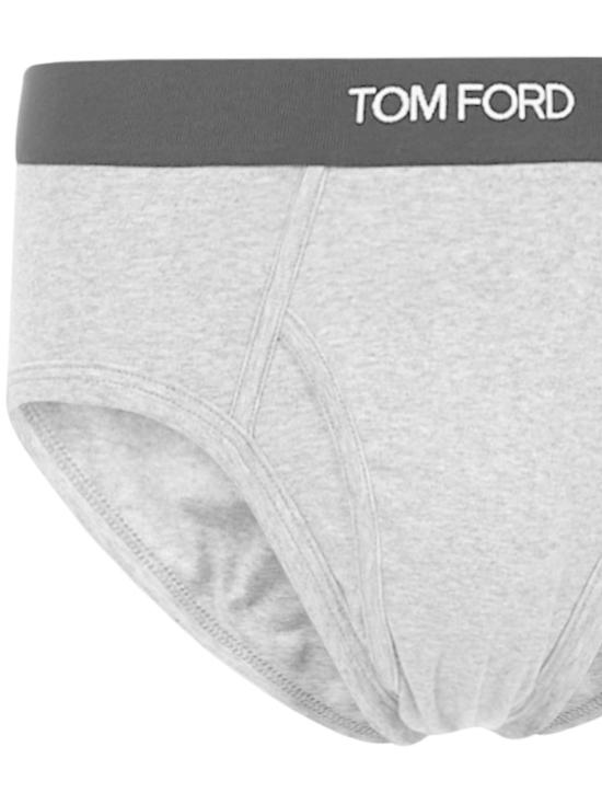  톰포드 팬티 톰 포드 슬립 코튼 저지 브리프 그레이 - TOMFORD