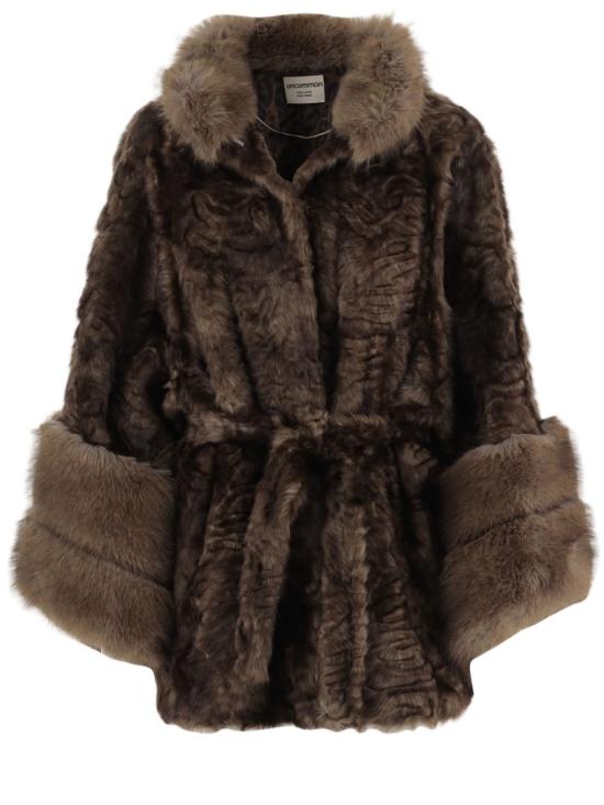 26FW 언커먼 무스탕 EF305PER005 Brown
