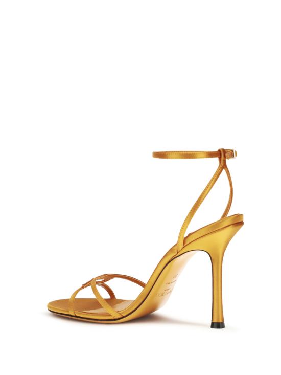  지미추 샌들 레오 새틴  선셋 오렌지 - JIMMY CHOO