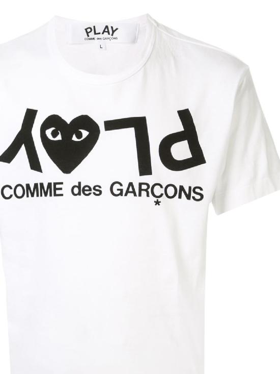 26FW 꼼데가르송 반팔 티셔츠 AX T068 051 White - COMME DES GARCONS