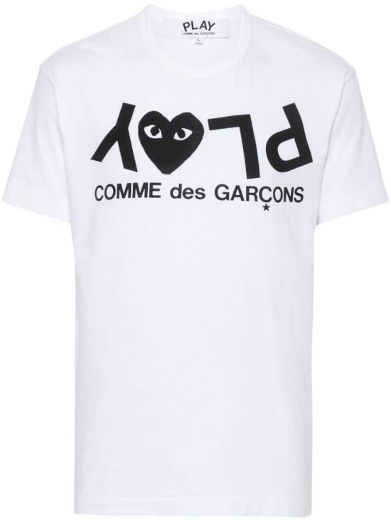 26FW 꼼데가르송 반팔 티셔츠 AX T068 051 White