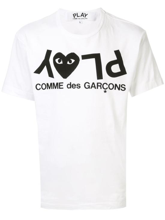 26FW 꼼데가르송 반팔 티셔츠 AX T068 051 White - COMME DES GARCONS