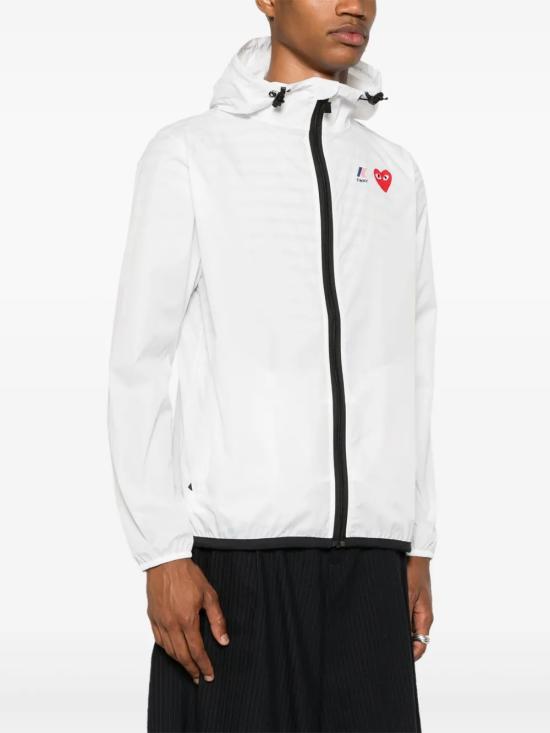26FW 꼼데가르송 X 까웨 윈드 레인 자켓 AZ J501 051 3 WHITE - COMME DES GARCONS