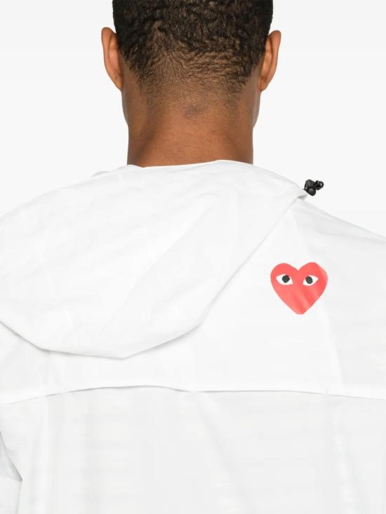 26FW 꼼데가르송 X 까웨 윈드 레인 자켓 AZ J501 051 3 WHITE - COMME DES GARCONS