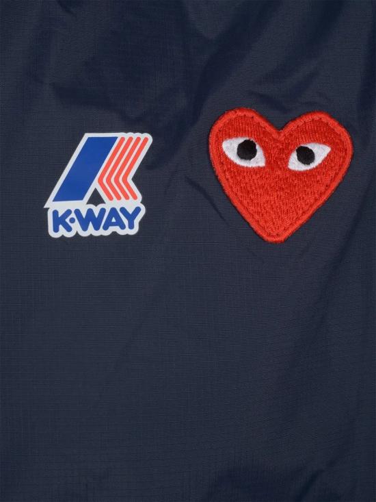 26FW 꼼데가르송 X 까웨 윈드 레인 자켓 AZ J501 051 NAVY - COMME DES GARCONS